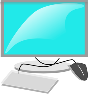Computer With Mouse And Keyboard Clip Art